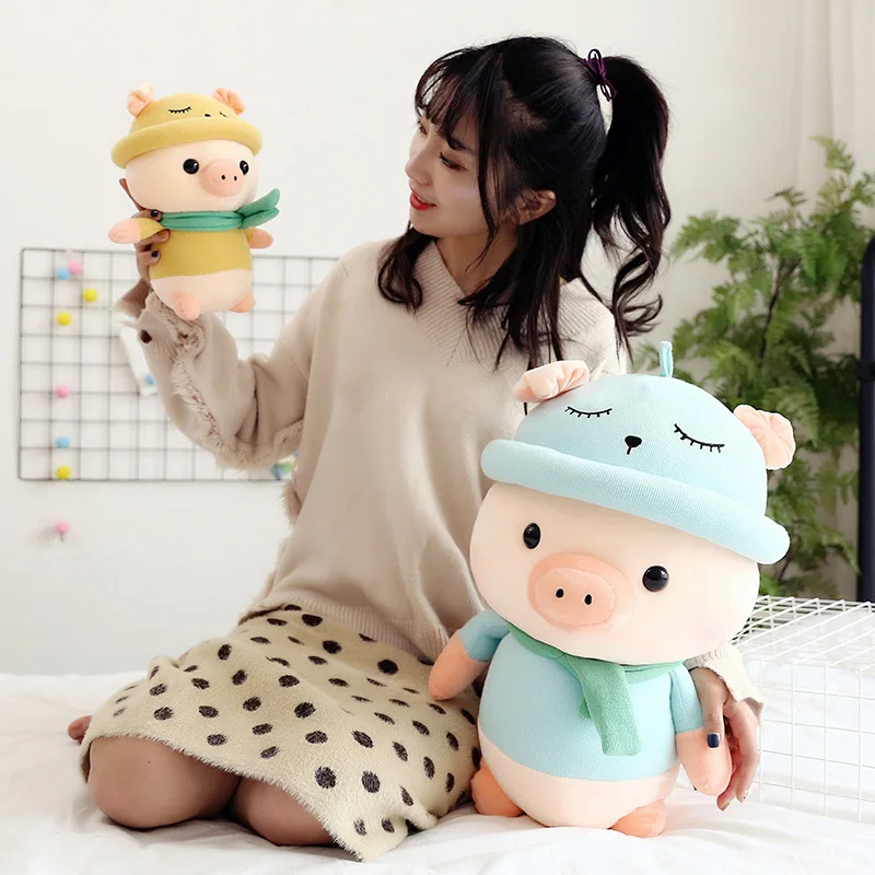 New sea lion pillow plush toy children birthday gift cute kawaii animal doll sleep soft sofa decoration 22cm