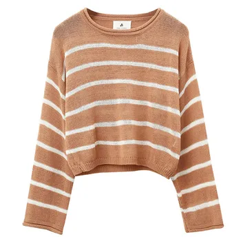 

Sexy Women Sweaters 2018 Autumn Winter Crop Top Streetwear Casual Pullovers Knitted Sweaters Short Basic Solid Slim Pull Jumpers