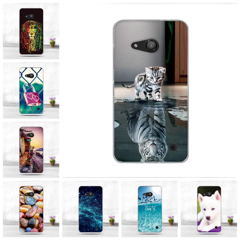 Чехол для телефона Coque Nokia microsoft Lumia 550 чехол силиконовый мягкий милый