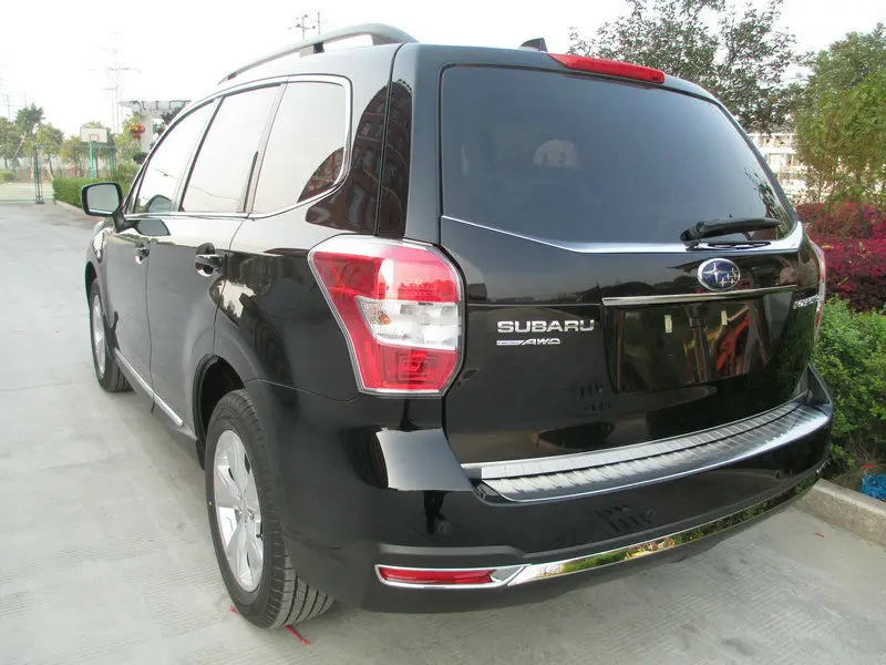 4 шт. передние и задние противотуманные светильник для Subaru Forester SJ 2014 2015 2016|chrome