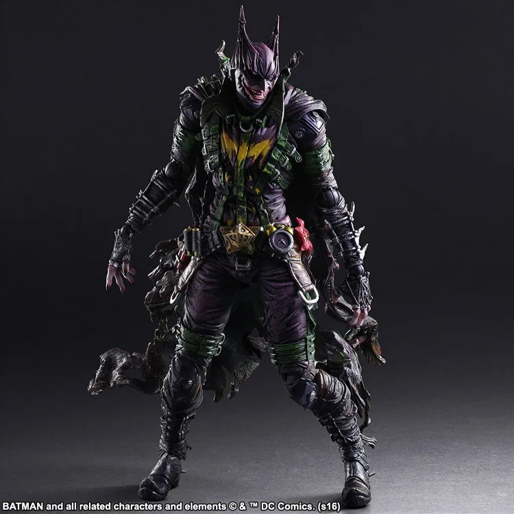 26cm anime movie figure PLAY ARTS DC comice Joker batman action figure collectible model toys for b