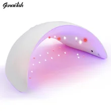 genailish UV Lamp 36W Nail Dryer LED UV Lamp for Nails Gel Dryer 18 Leds Nail