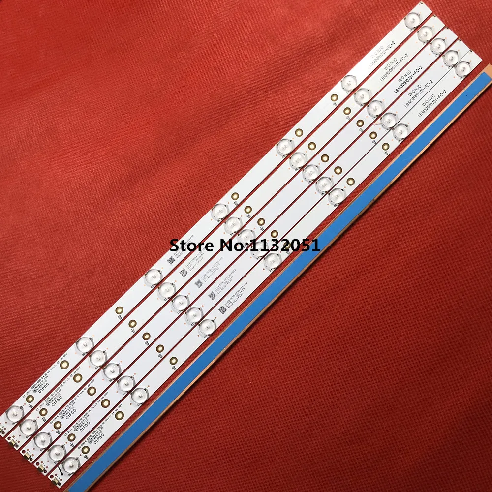 New 6 PCS/set 7LED 615mm perfect Replacement LED backlight strips for