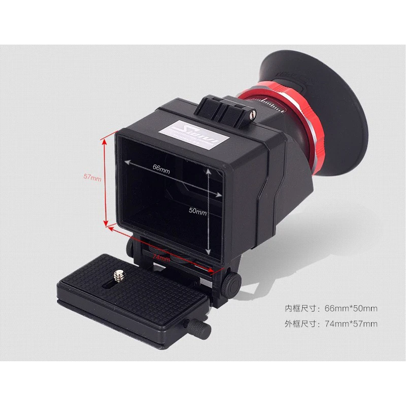 Видоискатель GGS Swivi S6 с ЖК экраном 3 &quot/3 2&quot для Canon 5D2 5D3 6D 7D 70D 750D 760D Nikon D7000 D7200 D750 D610
