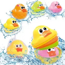 4 шт./компл. детские для ванной плавающий красочная утка укладки развитие обучение детские игрушки 2019