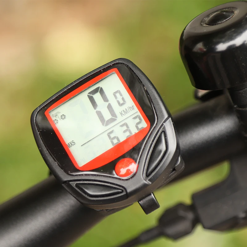 LCD Digital Radsport Fahrradcomputer Tacho Kilometerzähler Tachometer Reitem 