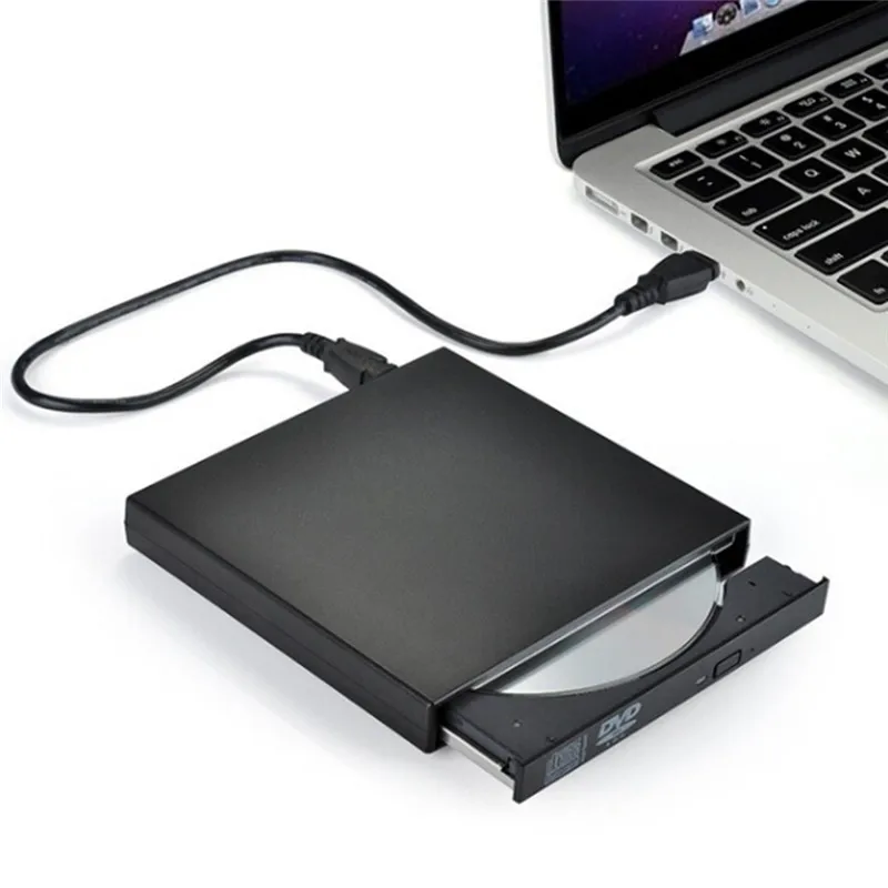 Внешний оптический dvd привод USB 2,0 DVD-ROM плеер CD/DVD-RW устройство для чтения горелок записывающее устройство Portatil для Windows Mobile PC