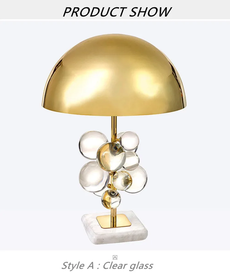 GOLDEN GLOBE TABLE LAMP | GOLD MODERN LED GLOBE TABLE LAMP