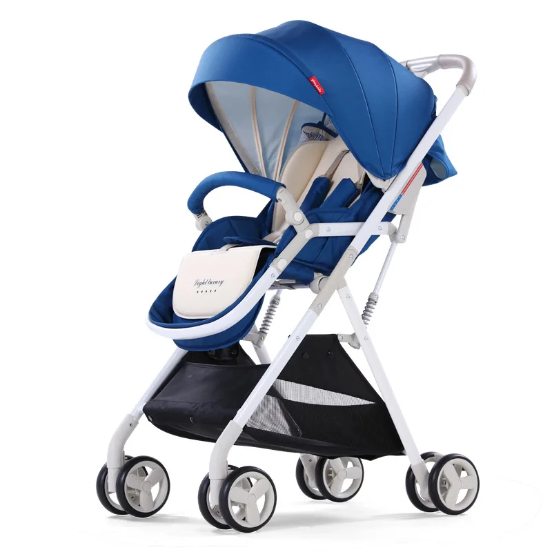 

High Landscape Luxury Baby Stroller Lightweight Carriage Folding Portable Travelling European Pram