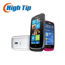 Разблокирована оригинальный nokia lumia 610 windows mobile телефон 8 ГБ хранения камера 5.0mp gps wi-fi 3 г отремонтированы бесплатно shippping с. г. сообщение