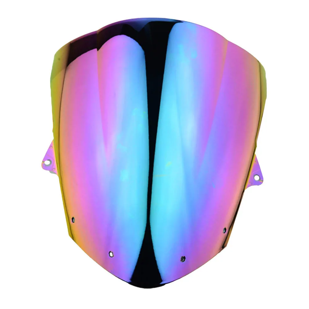 Иридиум Motorycle Double Bubble лобового протектор ветрового стекла для Kawasaki ZX6R 2009- ZX10R 2008 2009 2010 ZX 6R 09-16