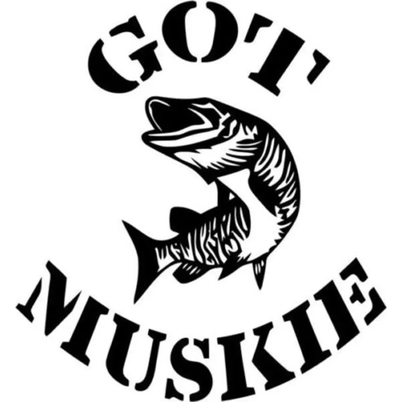 14 2 см * 15 Got Muskie Рыбалка Охота спортсмен для автомобилей креативная наклейка