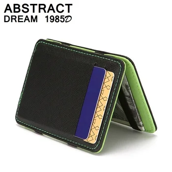 

brand Korean Classic men wallet 2019 designer leather men wallet Ladies magic purse Campus Unisex Card ID Holders wallet