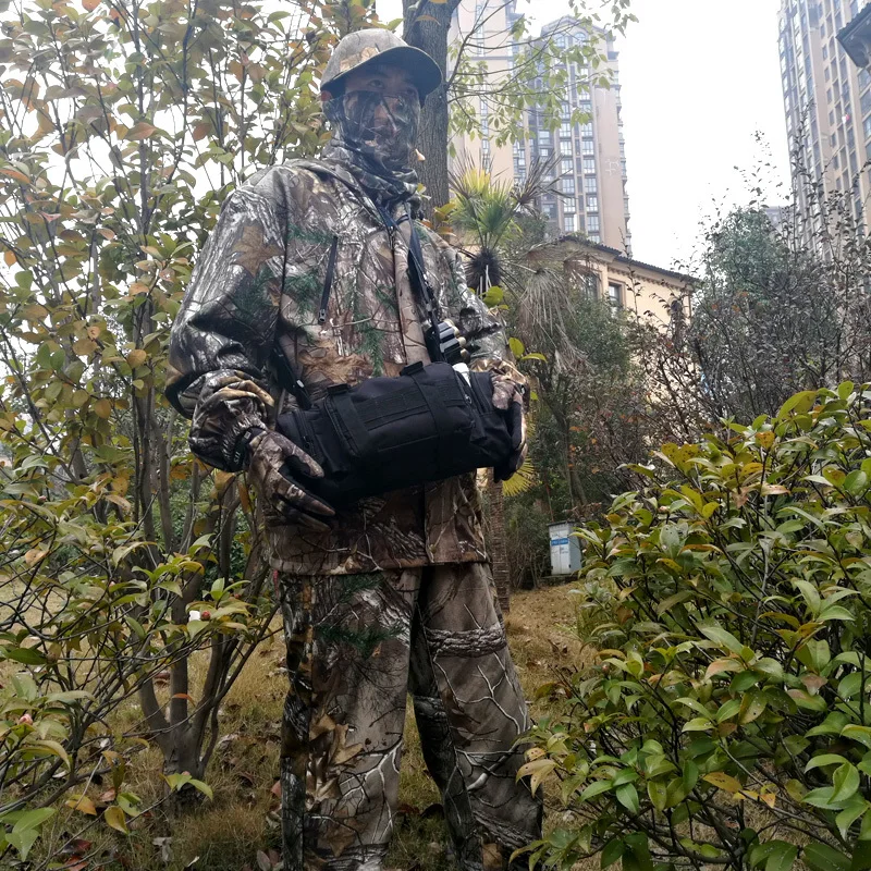 Водонепроницаемый дышащий мертвые листья камуфляж Рыбалка Охота 3D Bionic Ghillie костюм снайпер тактическая военная одежда куртка