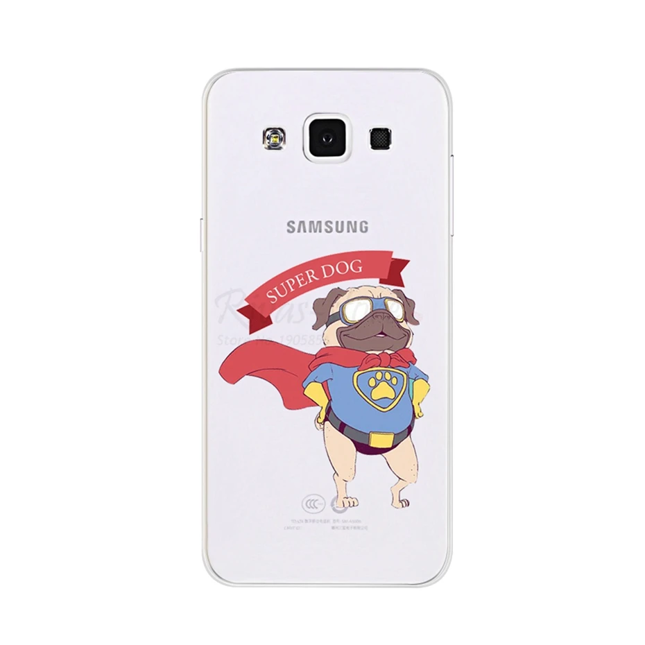Силиконовый чехол для Samsung Galaxy A5, чехлы для телефонов, мягкие силиконовые чехлы для Funda Samsung A5 A500H A500F 5,", задняя крышка - Цвет: Темно-синий