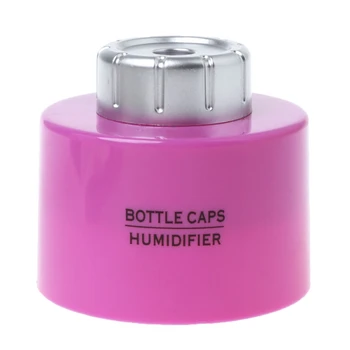 

USB Mist Maker Portable Water Bottle Caps Mini Humidifier Aroma Air Diffuser New