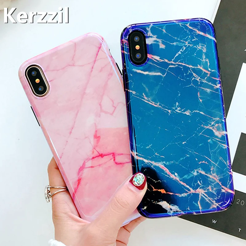 Чехол для телефона Kerzzil Blu-Ray iphone X чехол 6S 7 8 Plus модные классические гладкие мягкие