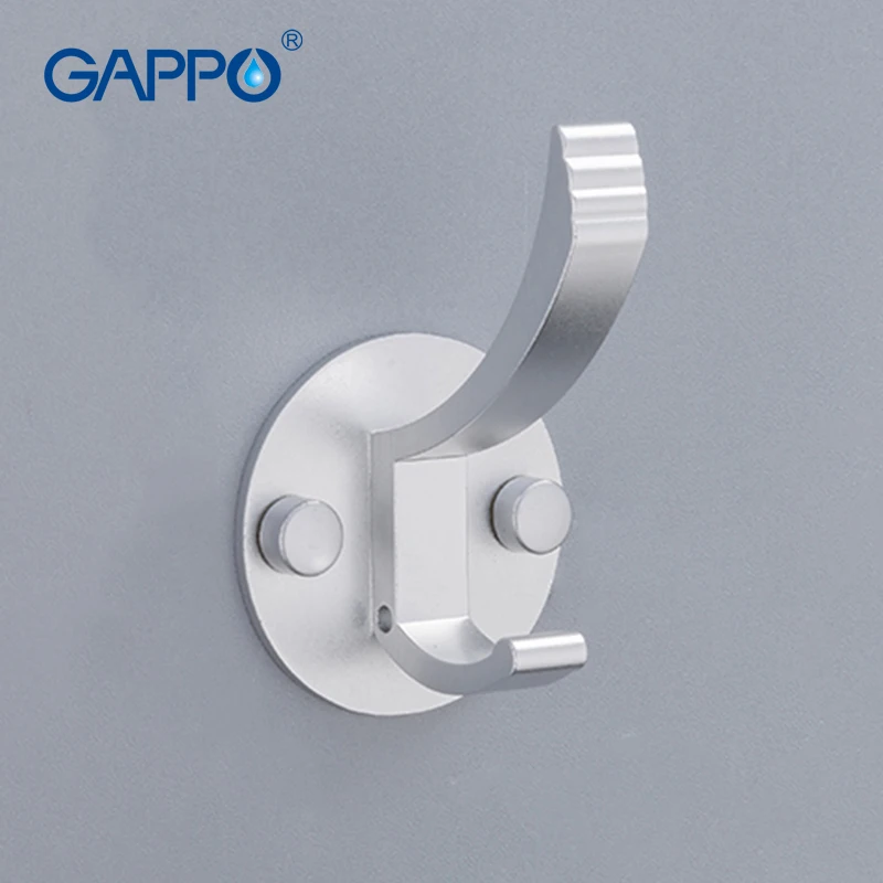 GAPPO крючки для халатов космические алюминиевые серебряные настенные крючки для одежды крючки для шляп кухонные крючки для гостиной подвесной дверной задний крючок