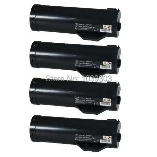 4x Black Toner Compatible for Xerox Phaser 3610 WorkCentre 3615 106R02731 25 300 pages | Компьютеры и офис