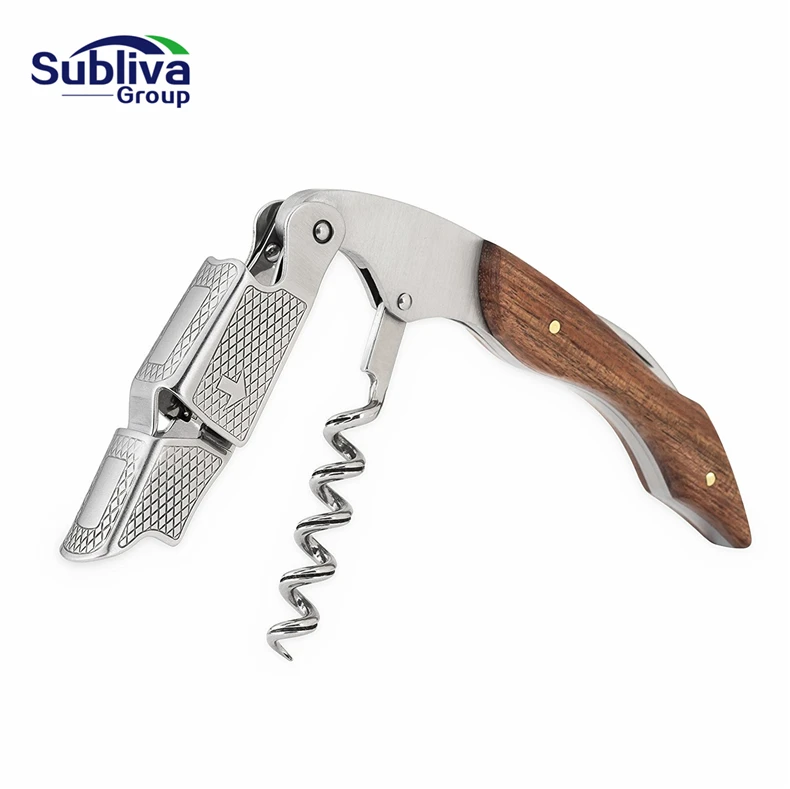 High Quality Wood Handle Professional Wine Opener Multifunction