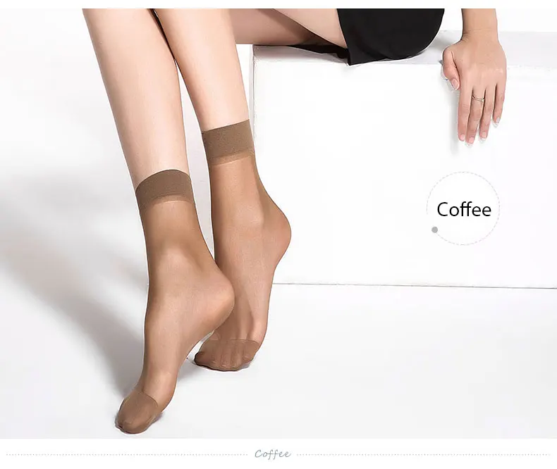 20 шт., 10 пар, летние женские короткие носки из бамбука женские тонкие носки с кристаллами прозрачные тонкие шелковые носки для девочек лучшее качество