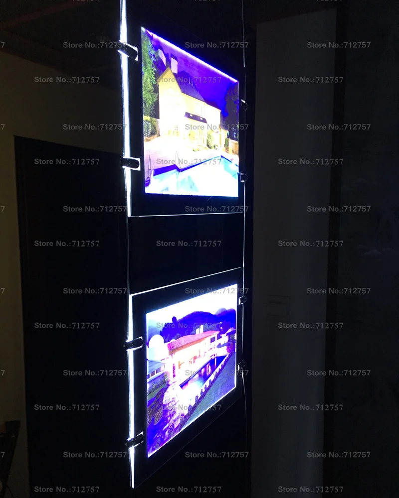 a3 magnetic led window display