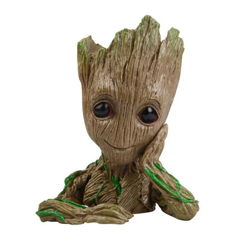 

Guardians of The Galaxy Avengers Action Figure Model Toy Grooted Tree Flowerpot Man Phoneholder Macetero Pen Planter Flower Pot