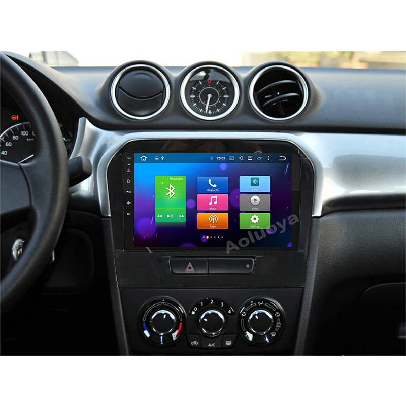 Cheap Aoluoya 9" IPS 2G RAM 2 din Android 7.1 CAR DVD Player For SUZUKI Vitara 2015 2016 car Radio GPS Navigation multimedia WIFI DAB 1