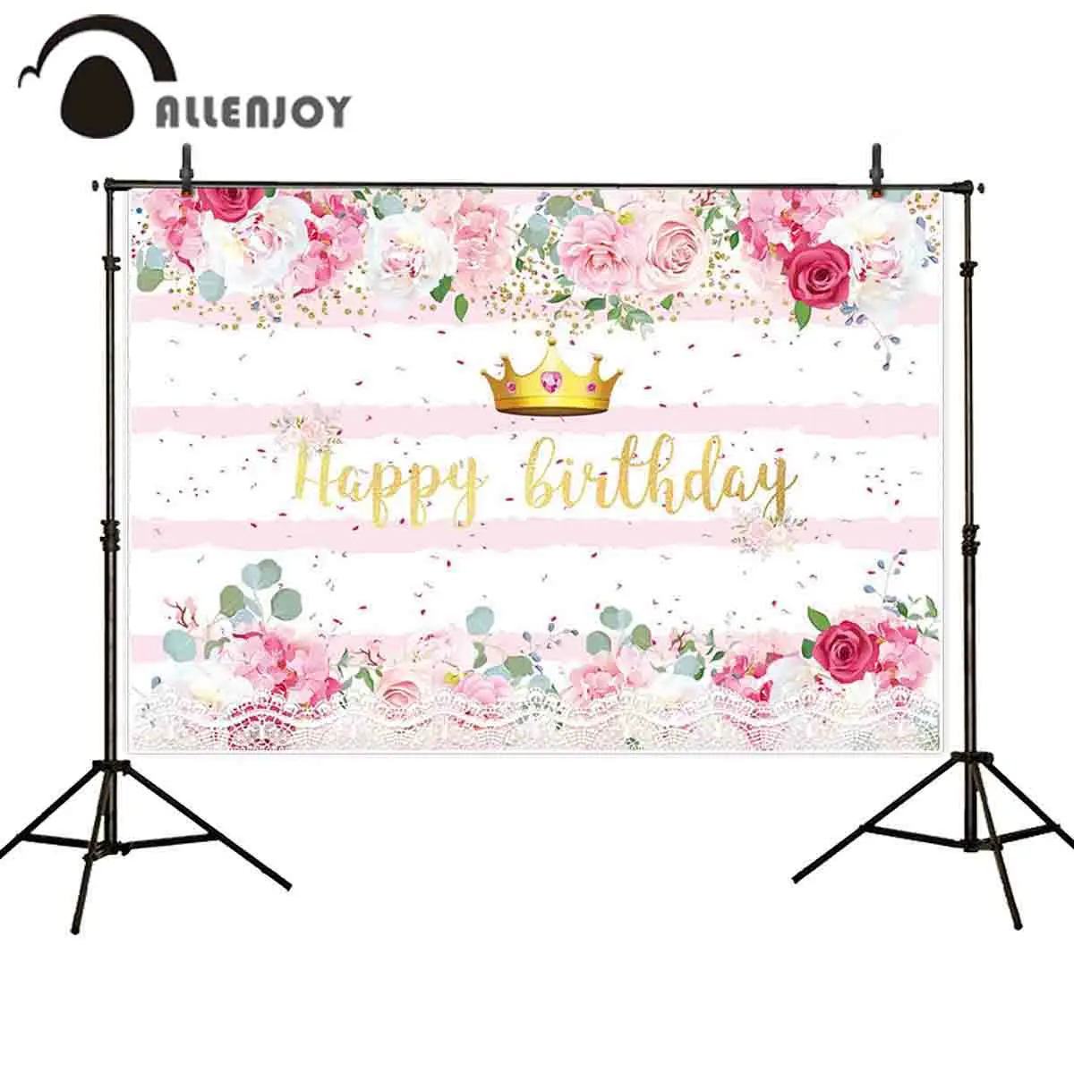 Allenjoy фон для фотосъемки день рождения цветок романтический фотосъемки|Фон