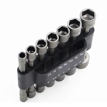 

14pcs Wrench Sockets Tool steel Hex Shank Socket Wrench Screw Power Drill Adapter Tool For Bicycle Motorcycle Car Repair Tool