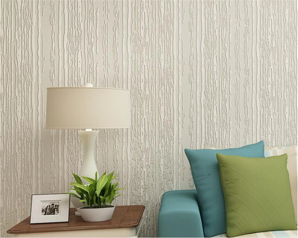 Beibehang 3D Wallpaper Sederhana Ruang Polos Wallpaper Warna Solid