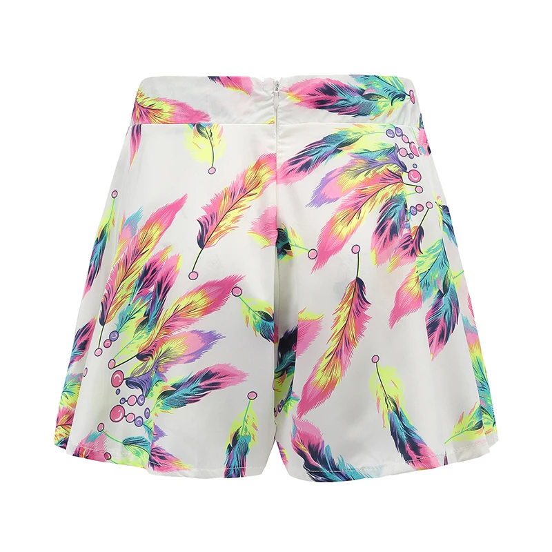 YELL ROLAN Women's Summer Beach Party Shorts 2018 Fashion Floral Print Casual Loose Shorts Girl's Lovely Shorts Female Shorts Shorts