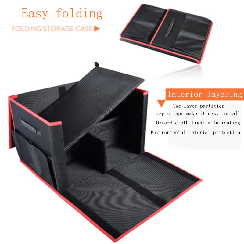 Автомобильный ящик для хранения органайзер багажника автомобиля обуви