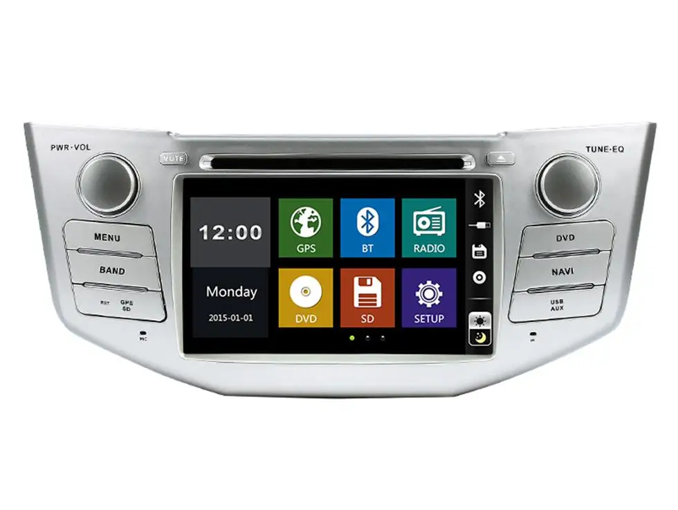 Excellent 7" Car DVD player with GPS(optional) CANBUS BT/TV,USB/SD,audio Radio stereo,car multimedia headunit for TOYOTA LEXUS RX330/RX350 0
