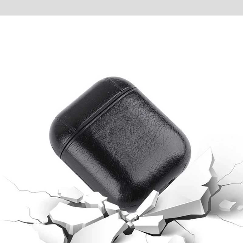 Leather Case For Airpods PU + PC Cover Cases For Air Pods Bluetooth Earpods Earphone Leather Protective Skin DropShipping (13)