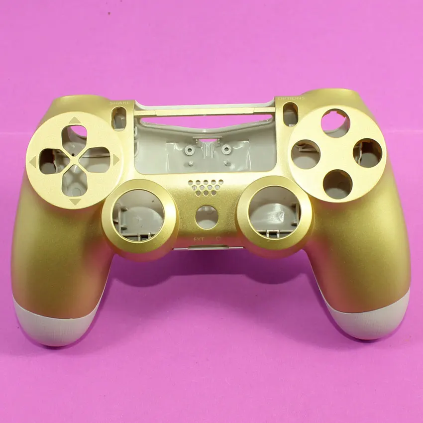 

YuXi 5pcs/lot Brand new golden Matte Housing Shell for Sony PS4 Playstation 4 Wireless Controller. V1 Old Version JDM-001 011