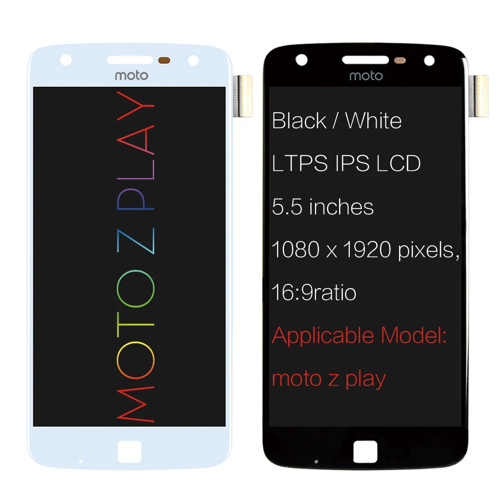 ЖК дисплей AMOLED 5 дюйма для Motorola Moto Z Play сменный сенсорный экран XT1635 02|Экраны