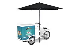 Горячая Распродажа коммерческий для езды на велосипеде/Электрический фургон для продажи еды велосипед мороженое, еда трейлер для