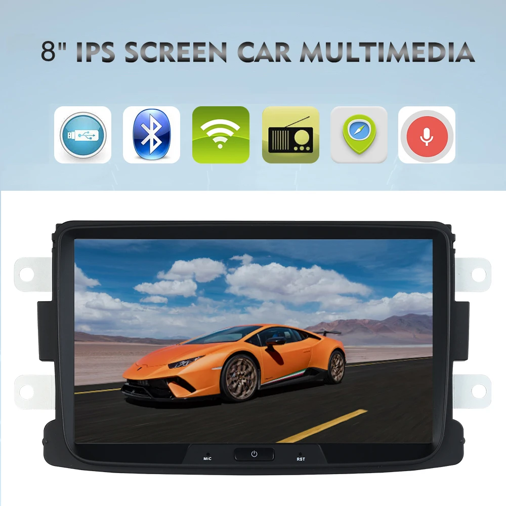 Perfect Android 9.0 Car Multimedia for Renault Duster Dacia Sandero Duster Captur Lada Xray 2 Logan 2 Autoradio Radio WIFI BT RDS SWC 4G 0
