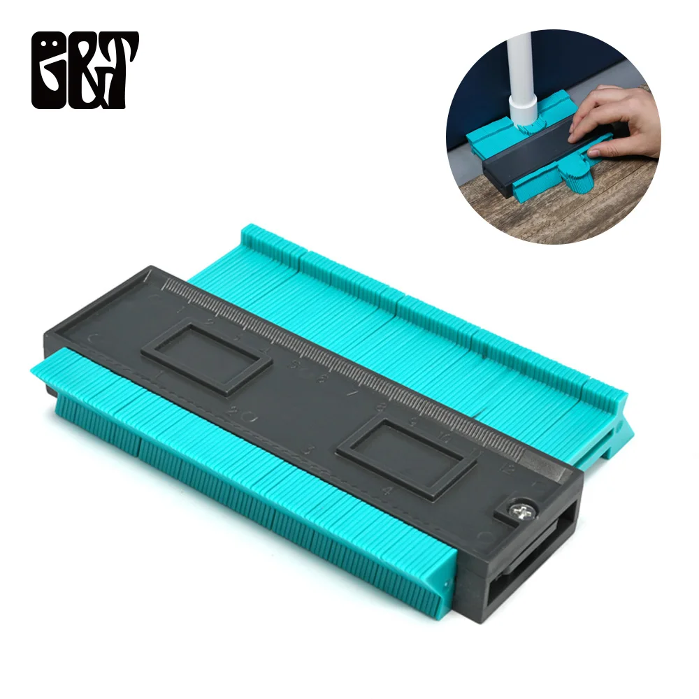 

GT Plastic Profile Copy Gauge Contour Gauge Duplicator Standard 5" Width Wood Marking Tool Tiling Laminate Tiles General Tools