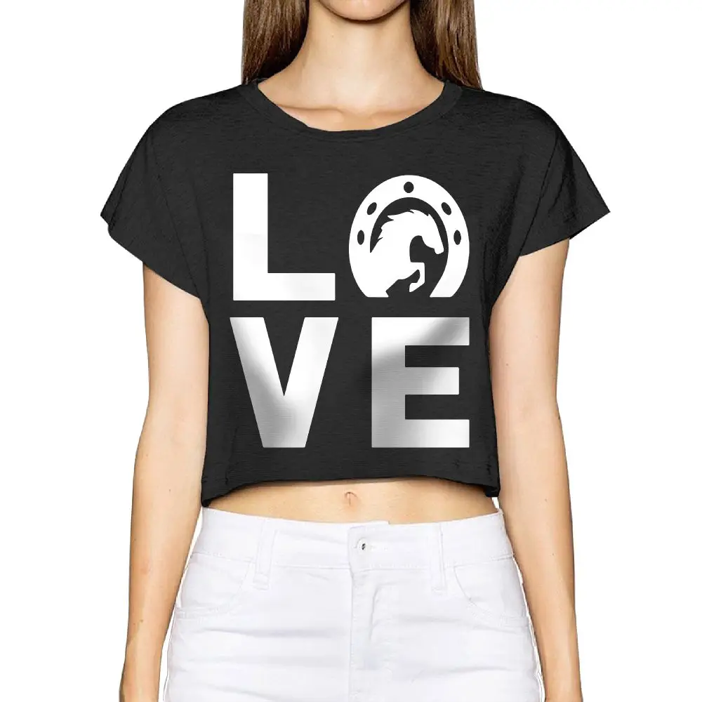SAMCUSTOM Camisetas настоящий короткий 3D принт лошадь и Роза летняя модная уличная