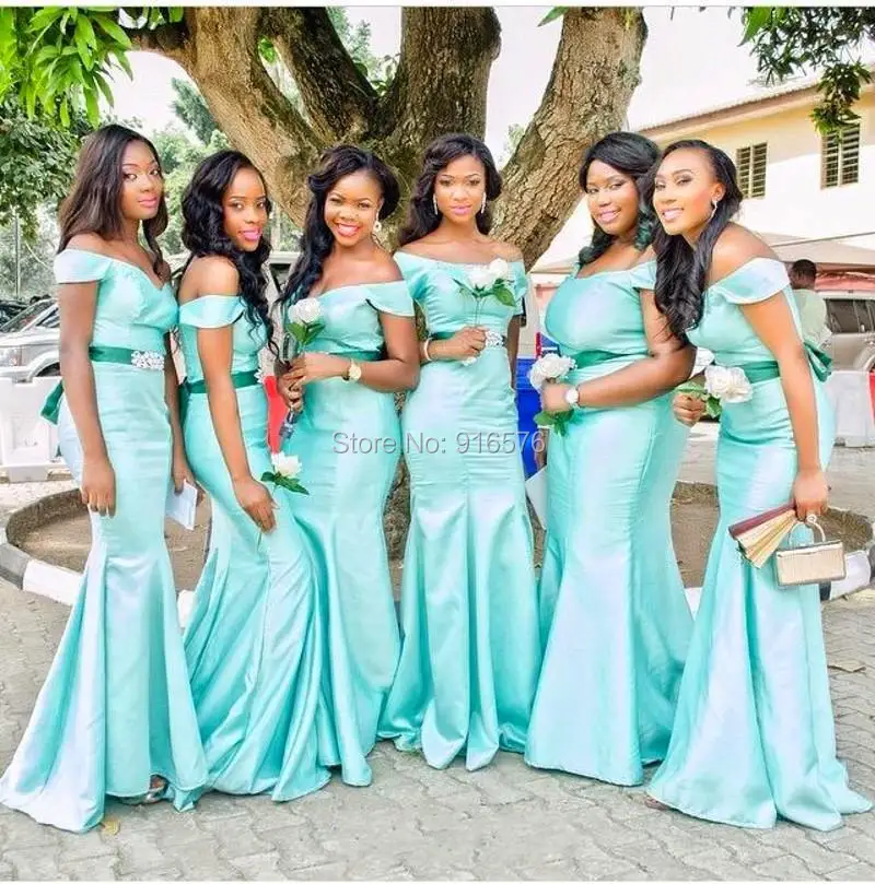 mint green plus size bridesmaid dresses