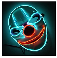 Новый тип светящиеся Вечерние Маски светодиодные полосы маска фестиваль Новинка освещение украшения EL провода рейв маска + 3 в речевой