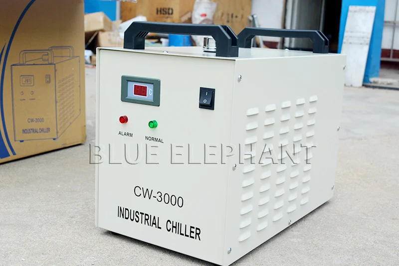 cw3000 industrial chiller of 1325 cnc wood working machinery with rotary device for optional