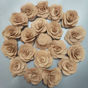 silk flower artificial & dried arrangements 10Pieces/Bag Size 4CM Fabric Rose Flower Handmade Cloth Flowers Hand DIY Material Wedding Bouquet Flower Hair Cloth Accessories flower fall artificial flora artificial & dried floral Artificial & Dried Flowers