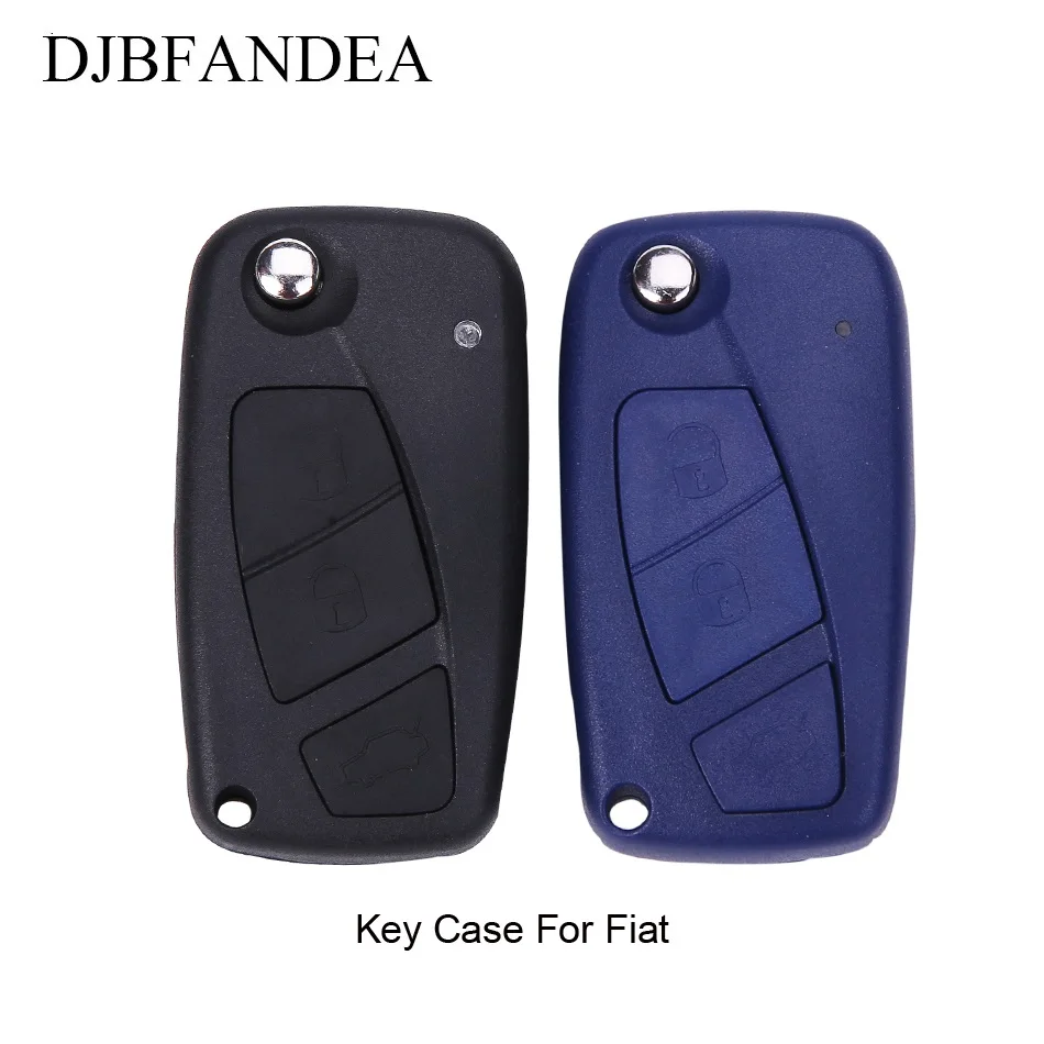 

DJBFANDEA 3Button Flip Key For FIAT Punto Ducato Stilo Panda Flip Folding Remote Car Key Shell Case Cover SIP22 blade