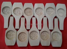 1 pçs mid-autumn festival lua bolo molde mão-esculpida de madeira biscoito molde ferramentas de cozinha