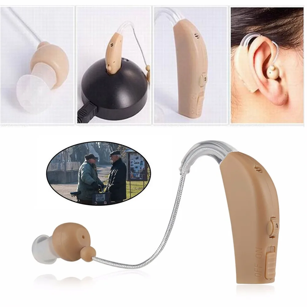

Elderly Hearing Aids With Rechargeable Invisible Ear-back Sound Amplifier EU Plug/US Plug