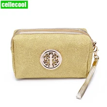 Cellecool Hot Sale Women pu Cosmetic Bag Travel Make Up Bags Fashion Ladies Makeup Pouch Toiletry Organizer Case Clutch Tote