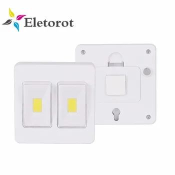 

Mini COB LED Cordless Lamp Switch Wall Night Lights Magnetic Battery Operated Kitchen Cabinet Garage Closet Camp Emergency Light
